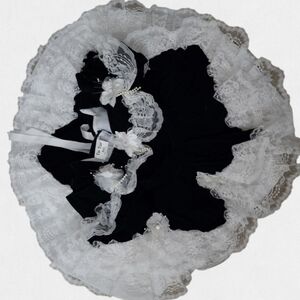 Vintage TIP TOP KIDS Ruffle Velvet Dark Green Lace Party Dress 18M full circle